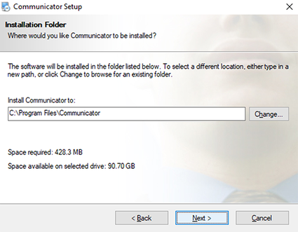 Choose installation location