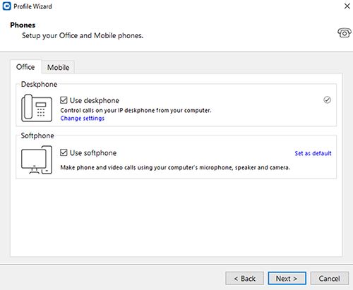 Choose how to use Communicator
