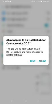 DND permission toggle